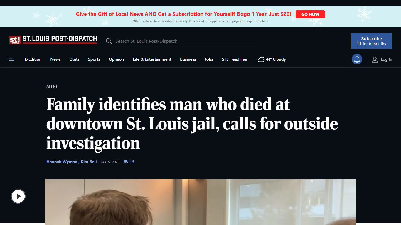 St. Louis jail detainee dies after apparent suicide attempt